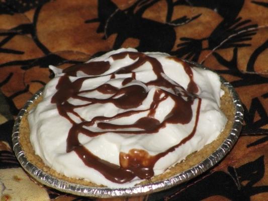 chocolade pindakaas cream pie