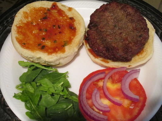 ww rokerige jalapeno hamburgers - 8 pts