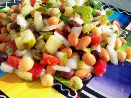 Cubaanse bonensalade