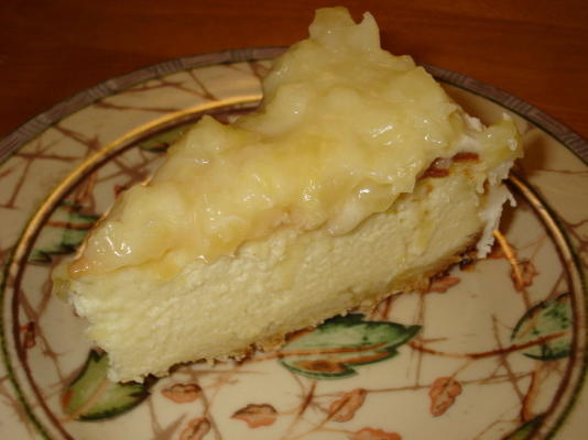 mmmm zachte en romige kokosnoot cheesecake