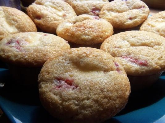 aardbeien-roomkaas-muffins