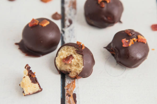 ahorn spek koek deeg truffels
