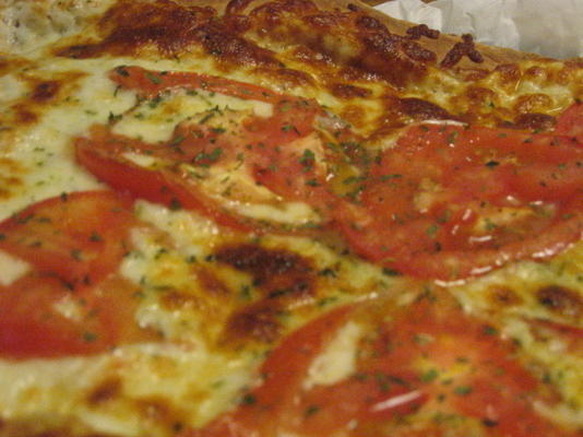 witte tomatenpizza