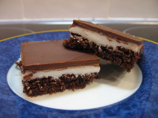 chocolade pepermunt slice