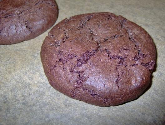 chocoladeboon cookies met drie lagen