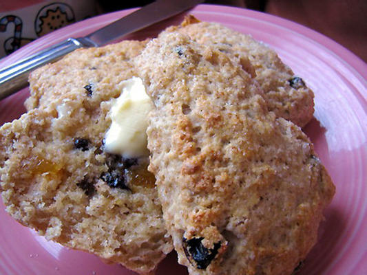 triple-fruit scones