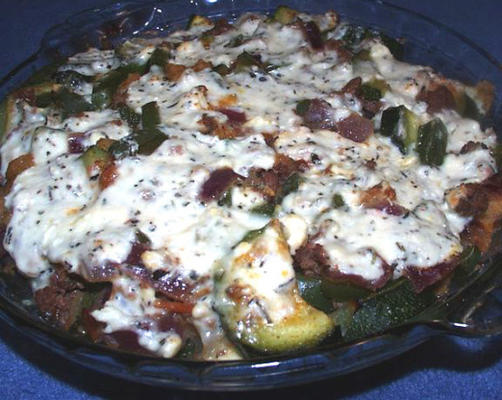 gebakken ratatouille