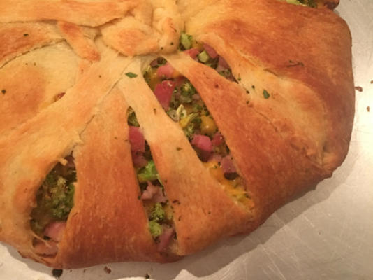 ham en broccoli ring