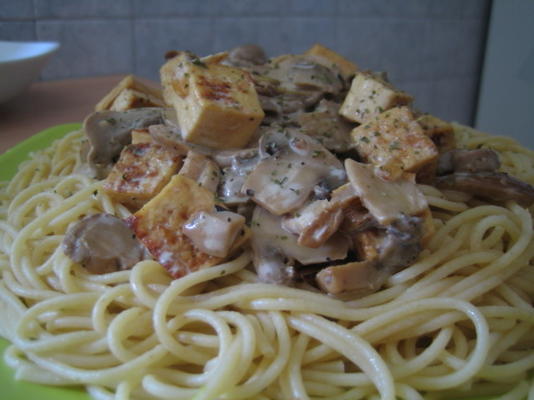 paddestoel tofu stroganoff