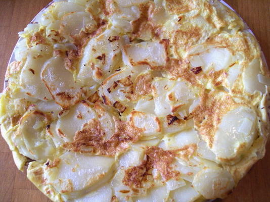 Spaanse tortilla (aardappelomelet)