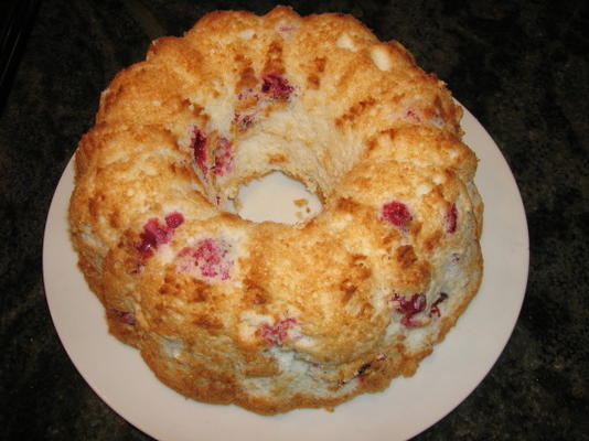 heerlijke cranberry angel food cake