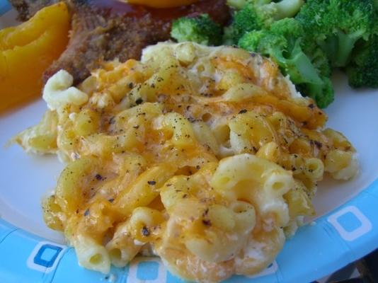 zelfgemaakte macaroni en kaas