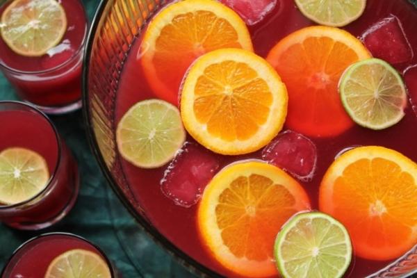 vakantie cranberry punch