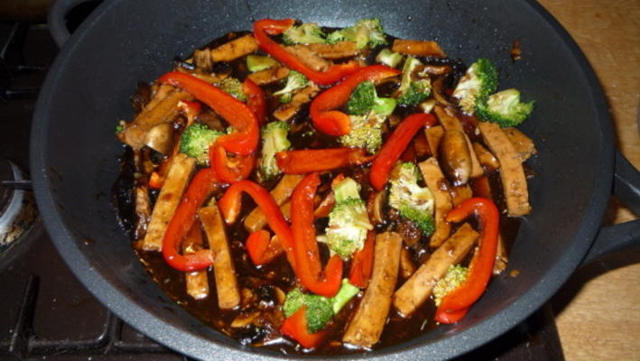 veganistisch / vegetarisch pf chang's mongolian beef (tofu)