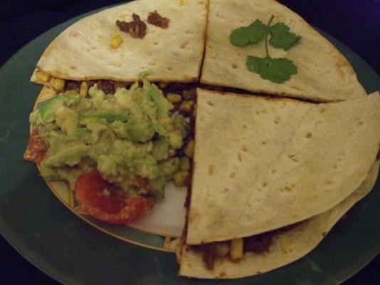 quesadilla's met guacamole