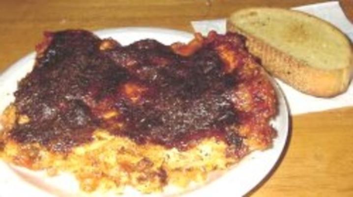 meatless (maar erg cheesy) geen kook lasagne