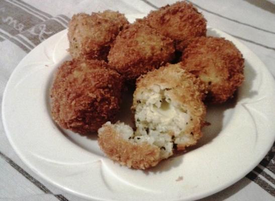 arancini (Italiaanse rijstballen)