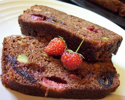 chocolade-aardbeibrood mediterrane stijl