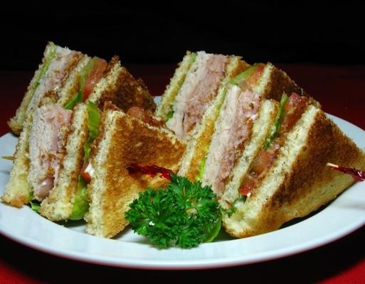 kalkoenen club sandwich