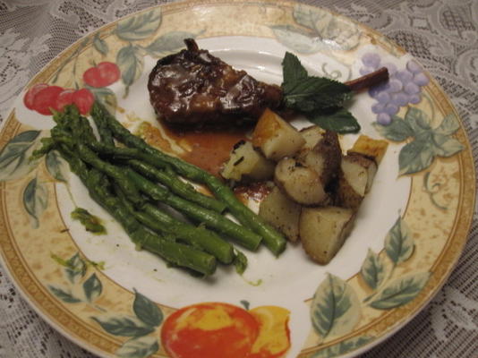 geslagen lamskoteletten - slowcooker
