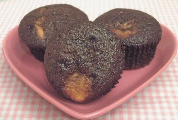 chocoladeschilfer cheesecake swirl cupcakes