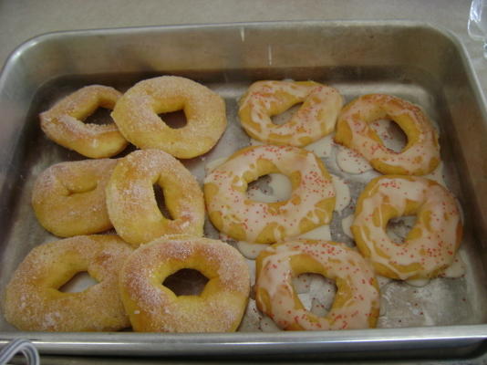 gebakken suiker donuts (broodmachine)