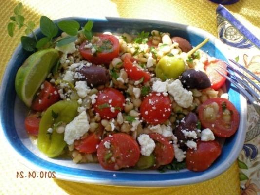 Griekse gerst salade