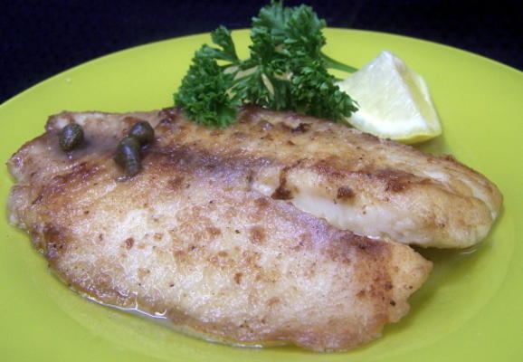 tilapia met citroen pepersaus
