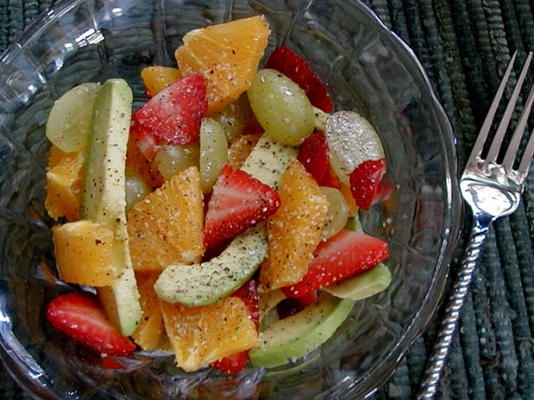 overgebleven fruit breakfeast salade