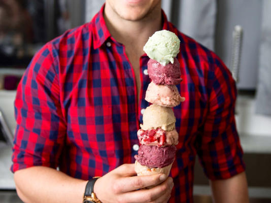 20-seconden pindakaasbrokjesijs