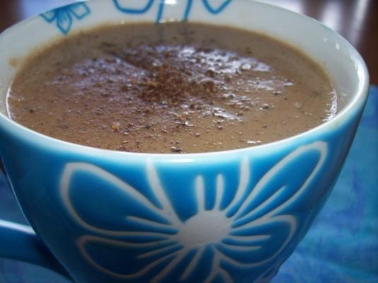 champurrado met honing (Mexicaanse warme chocolademelk)