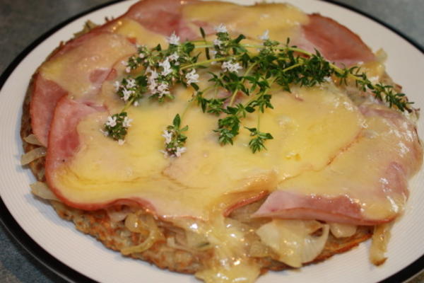 randouml; sti met parmaham en emmenthal