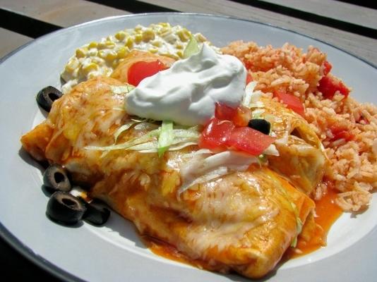 kiki's kip en boon enchiladas