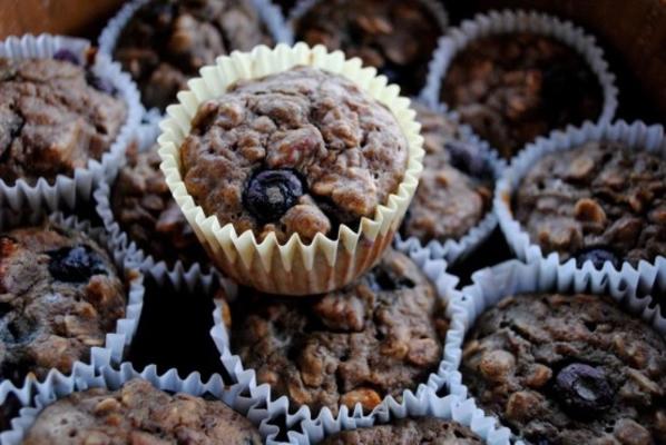 geen-bloem geen-suiker haver walnoot fruit muffins