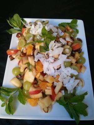 Perzische fruitsalade desser miveh