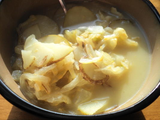vegetarische aardappel soep