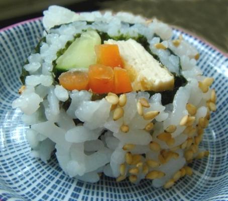 tofu maki (vegetarische sushi)