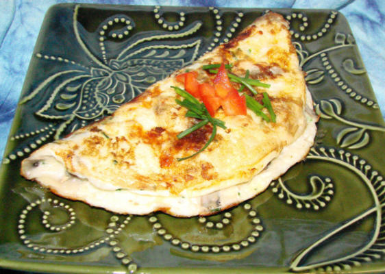 nif's champignon en cheddar omelet (omelet) - 1 1/2 ww pt.