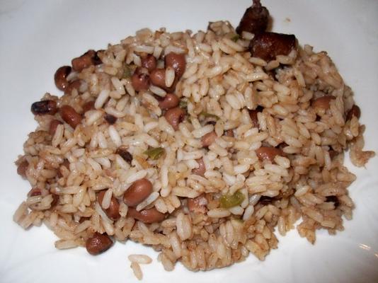 black-eyed peas jambalaya (rijstkoker)