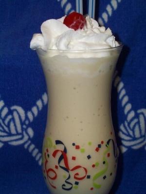 banaan en rum smoothie (alcoholisch)