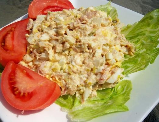 dakota's krab, tonijn en eiersalade