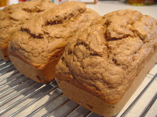 Stevig bananenbrood met laag vetgehalte