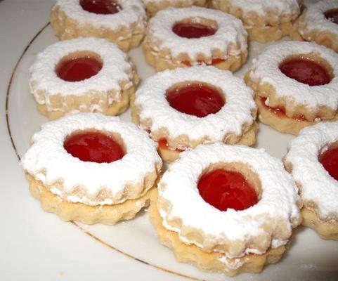 traditionele algerijnse sables (cookies) - zoals linzer augen