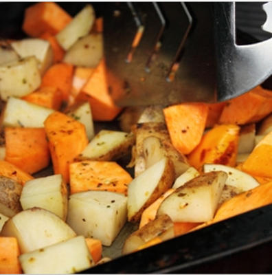 pepers gevuld met aardappelmasala