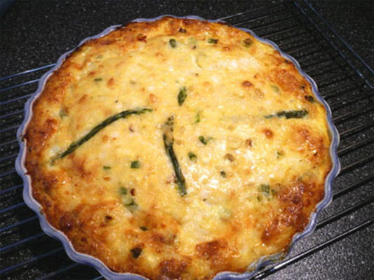 vakantie korstloze krab quiche