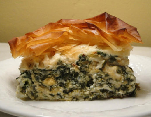 spinazie phyllo braadpan