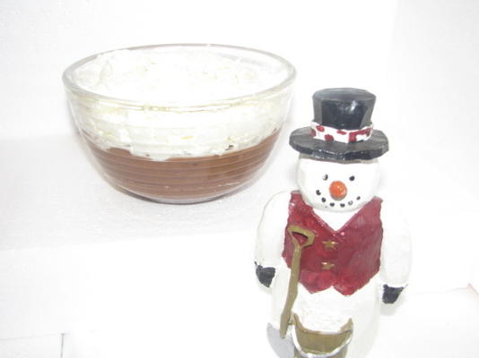 chocolade pindakaaspudding