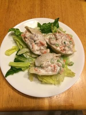 tonijn salade jumbo schelpen