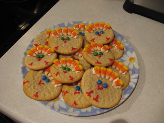 gemakkelijke thanksgiving kalkoenkoekjes