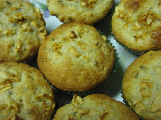 appel lavendel muffins